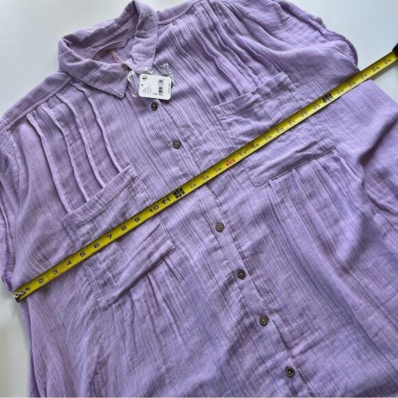 Free People NWT Not So Basic Shirtdress Tunic Small - Picture 9 of 11